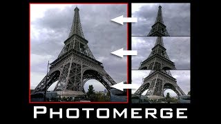 Photoshop Tutorial Photomerge How to Merge Multiple Photos into a Seamless Image [upl. by Karyn845]