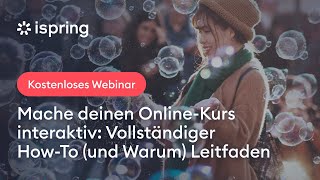 Gestalten Sie Ihren OnlineKurs interaktiv Eine vollständige Anleitung [upl. by Trow]