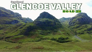 🏴󠁧󠁢󠁳󠁣󠁴󠁿 Trip to Glencoe Valley Scotland  Road A82 [upl. by Teri765]