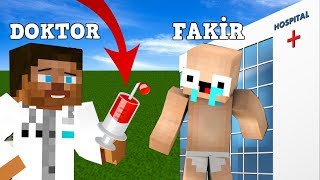 ZENGÄ°N VS FAKÄ°R HAYATI 33  Minecraft Fakir Ameliyat Oluyor [upl. by Norret592]