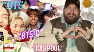 BTS “CARPOOL KARAOKE” REACTION [upl. by Marl252]