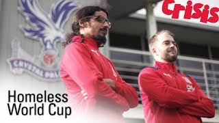 Homeless World Cup  Crisis visits CPFC [upl. by Enomahs]