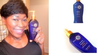 Its a 10 Miracle Shampoo Plus Keratin Sulfate free Review [upl. by Murton]