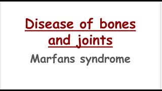 Marfan syndrome  oral pathology tamil [upl. by Ettevahs]