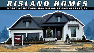 Risland Homes  Model Home Tour  5102C Plan  Mantua Point  Van Alstyne TX [upl. by Grete]