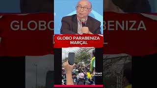 A rede globo de São Paulo parabenizou Marçal pelo debate shorts [upl. by Aramot]