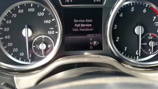 2015 Mercedes ML400 Service reset [upl. by Netty615]