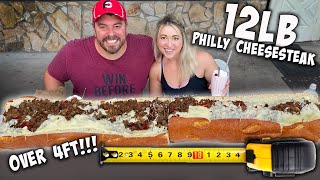 THE 200 PHILLY CHEESESTEAK CHALLENGE ft Randy Santel [upl. by Jar]