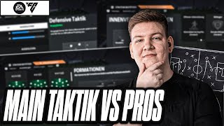 Meine Main Taktik amp Anweisung vs Pros  442 Formation Guide in EA FC 24 [upl. by Atterys602]