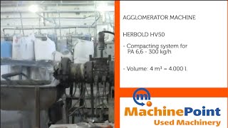 HERBOLD HV50 Used Agglomerator Machines MachinePoint [upl. by Boone]