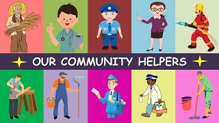 Our Helpers Community Helpers for kids Our Helpers Activity Our Helpers Name Peoples Who Help Us [upl. by Shipp963]