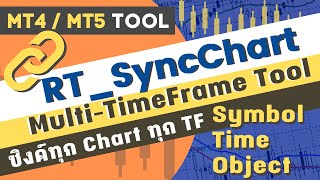 Sync MT4MT5 Chart ทุก Timeframe ด้วย RT SyncChart MultiTimeframe Tool [upl. by Enimzzaj]