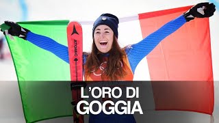 “Mi sento un samurai” Sofia Goggia conquista l’oro ed entra nella storia [upl. by Coe699]