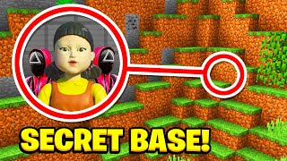 Minecraft  I Found The SQUID GAME SECRET BASE Ps3Xbox360PS4XboxOnePEMCPE [upl. by Egwan]