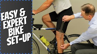 Easy amp Expert Bicycle SetUp Stop Knee Back amp Sciatic Pain [upl. by Myrtie]