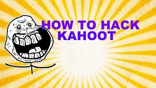 HOW TO HACK KAHOOT 100 REAL [upl. by Legnalos]