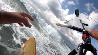 Cabrinha Drifter 2021 9m test small waves [upl. by Odraboel139]