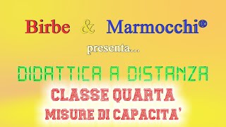 Classe quarta primaria  Matematica  Le misure di capacitá [upl. by Swamy797]