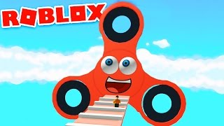 ESCAPE THE FIDGET SPINNER IN ROBLOX  Roblox Fidget Spinner Obby [upl. by Ynneh]