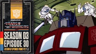 Return of Optimus Prime Part 2  Transformers Generation 1  Season 3  E30  Hasbro Pulse [upl. by Korry]