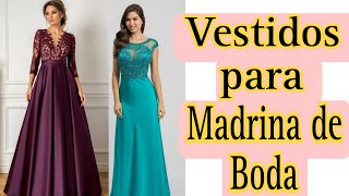 Bodas 2023VESTIDOS Para Madrinas de Bodas Elegantes y en Tendencia [upl. by Anirehc]