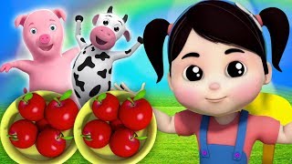 frutas canción para niños  rimas en español  aprender frutas nombres  Fruits Song in Spanish [upl. by Mickie]