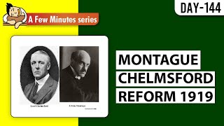 Dyarchy Introduction in India Montague Chelmsford Reform of 1919 [upl. by Mich]