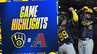 Brewers vs Dbacks Game Highlights 91324  MLB Highlights [upl. by Chevalier728]