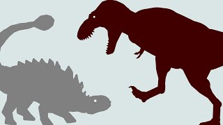 Ankylosaurus vs T rex  Pivot Animation [upl. by Eelah289]