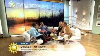 Utsålt  ny revy med Tornving och Wärmländer  Nyhetsmorgon TV4 [upl. by Atoked842]