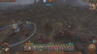 Total War Warhammer III  Eltharion Early Campaign vs Skarbrand Ouch [upl. by Pepi185]