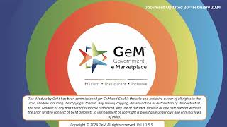 How to Generate Invoice and Process Order on GeM Portal  Gem Portal  bidalert [upl. by Alleciram]