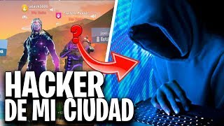 Reto a 1vs1 a HACKER de Mi CIUDAD con TODAS LAS SKINS de Fortnite y Pasa Esto ME INSULTA [upl. by Tod]