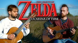 Zelda Ocarina of Time  MASSIVE MEDLEY  Super Guitar Bros [upl. by Robertson]