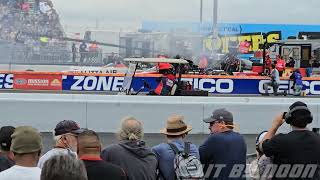 Clay Millican Shawn Langdon Top Fuel Dragster Qualifying Rnd 3 Mission Foods Drag Racing Series [upl. by Bedell]