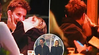 Gigi Hadid plants a kiss on Bradley Cooper during PDApacked date night in NYC gigihadid akkunews [upl. by Leacock]