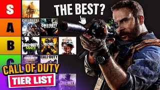 I Ranked Every Call of Duty Game in a Tier List [upl. by Eirrok874]