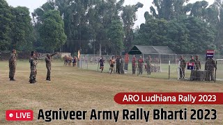 Agniveer Army Rally Bharti 2023  Army Bharti 2023  ARO Ludhiana Agniveer Army Rally Bharti 2023 [upl. by Dolora]