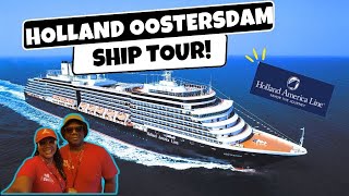 Holland America Oosterdam Ship Tour 2023 [upl. by Solracnauj]