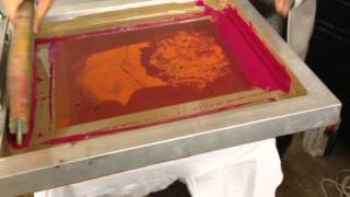 SCREEN PRINT How To Screen Print 6 Colours using 3 colour RGB [upl. by Ricardama]