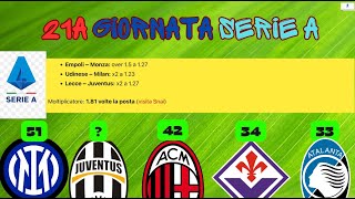 ⚽Pronostici calcio scommesse Serie A 21A giornata 202324🏆 scommesse scommessesportive seriea [upl. by Kassia]