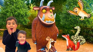 Gruffalo Spotters Trail Surprise Find the characters with us including snake mouse owl and fox [upl. by Ynnep]