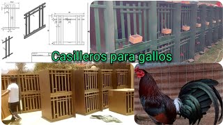 Como hacer casillas para gallos [upl. by Maupin]