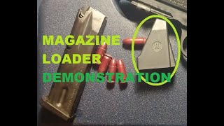 SHOW AND TELL 148 Demonstration of Beretta magazine loader [upl. by Farny]