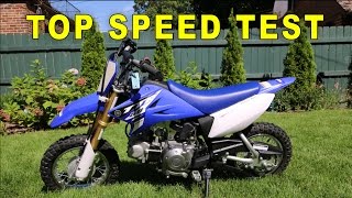 2015 Yamaha TTR 50 Top Speed GPS VERIFIED [upl. by Norvil302]