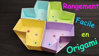 Comment faire un rangement de bureau  en papier [upl. by Rossi50]