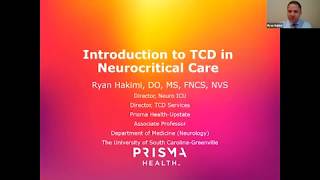 Introduction to TCD in Neurocritical Care  August 2020 [upl. by Brodsky]