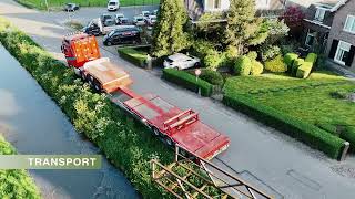 Bruintec vervangt vervallen loopbrug aan Burgemeester Huydecoperweg [upl. by Amihsat]