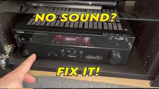 How to Fix Yamaha AV Receiver NO HDMI Sound Problem [upl. by Care280]