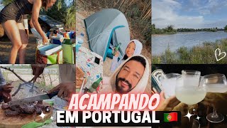 PRIMEIRA VEZ ACAMPANDO EM PORTUGAL🇵🇹 [upl. by Nnaharas]